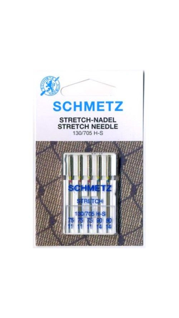 Иглы для трикотажа ассорти Schmetz Stretch №75-90