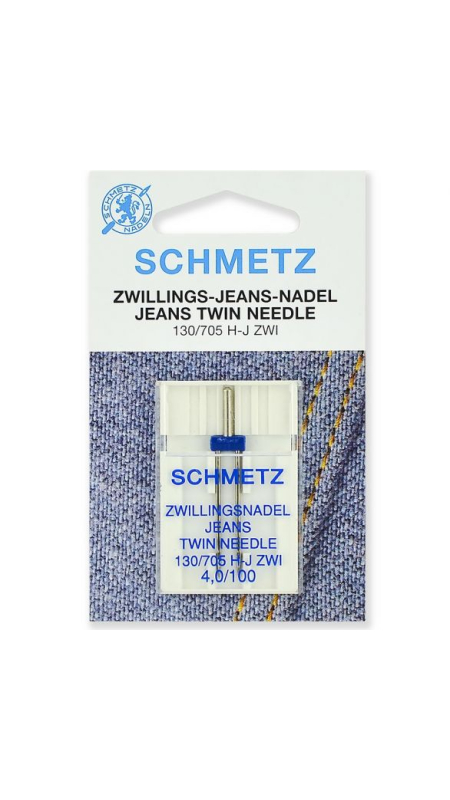 Подвійна голка Schmetz Twin Jeans №100/4,0