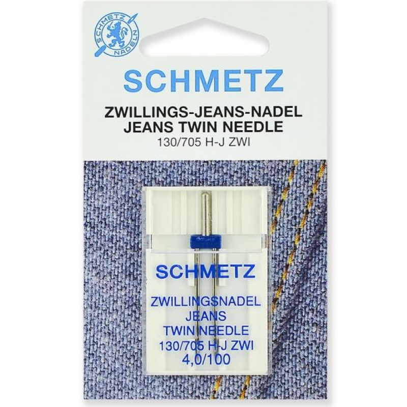 Подвійна голка Schmetz Twin Jeans №100/4,0