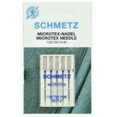 Голки для мікротекстиля Schmetz Microtex №80 фото