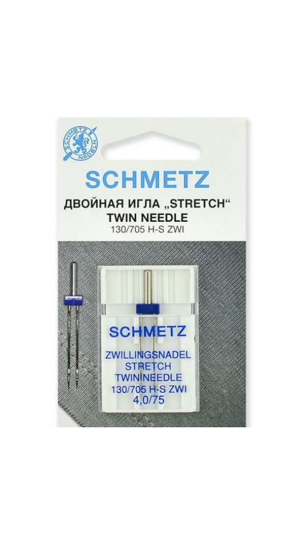 Подвійна голка Schmetz Twin Stretch №75/4
