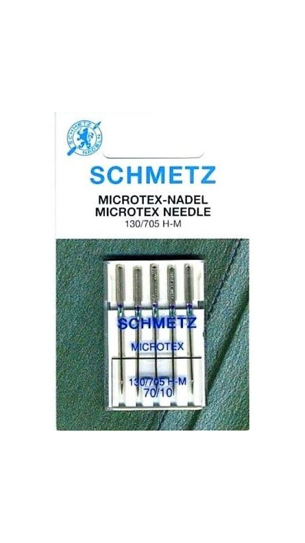 Голки для мікротекстиля Schmetz Microtex №70