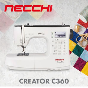 Швейна машина Necchi Creator C360 - розкрийте свій творчий потенціал