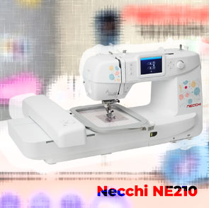 Necchi NE210 - швейно-вышивальная машина, в которую вы влюбитесь с первой строчки
