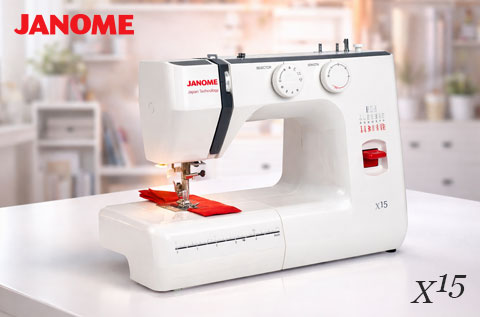 Janome X15: просте рішення для комфортного шиття